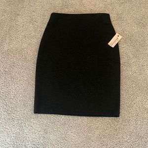 Charcoal pencil skirt